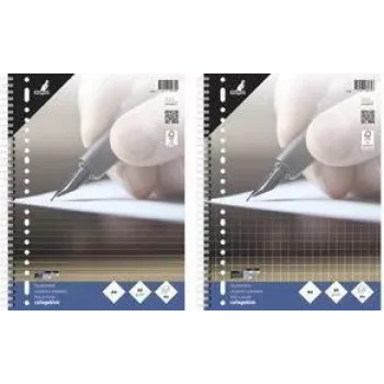 Bloc-notes KANGARO A4 quadrillé 10 mm, 80 feuilles, 23 trous, 60 g/m², sans marge (K-5574)
