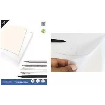 Bloc de papier calque KANGARO K-770301 DIN A3, 24 feuilles 80 g/m² + 1 feuille de papier millimétré