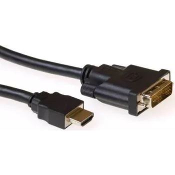 Câble de conversion ACT AK3739 HDMI A mâle vers DVI-D mâle Single-Link 1 m noir