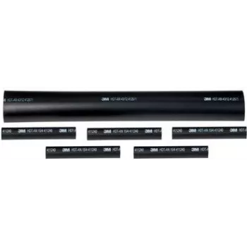 Gaine thermorétractable 3M TE100050984 12,7 mm noire lot de 4