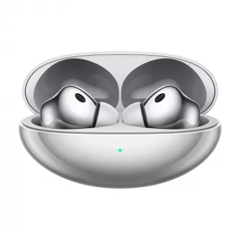 Écouteurs sans fil HUAWEI FreeBuds Neo Stellar Silver avec boîtier de charge, Bluetooth 5.3, IP54