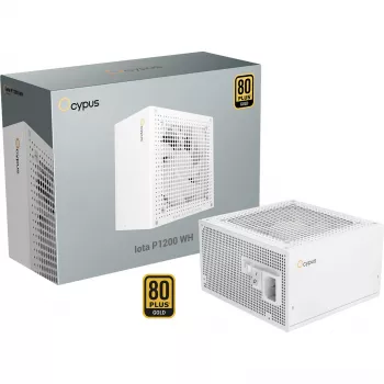 Alimentation OCYPUS Iota P1200 White 1200 W 80 PLUS Gold entièrement modulaire ATX 3.0