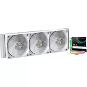 Refroidissement liquide AIO processeur Ocypus Sigma L36 PRO White 360 mm ARGB