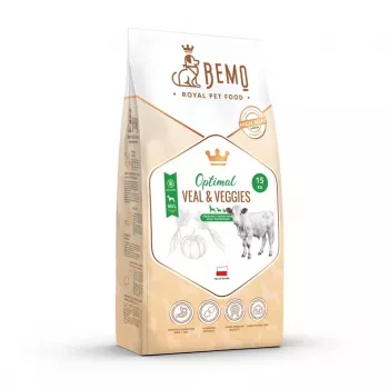 BEMO Optimal Veal & Veggies Medium/Large - Dry Dog Food - 15kg