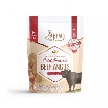 BEMO Cold Pressed Beef Angus Mono Dry Dog Food - 1kg