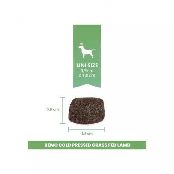 BEMO Cold Pressed Grass Fed Lamb - Dry Dog Food - 3kg