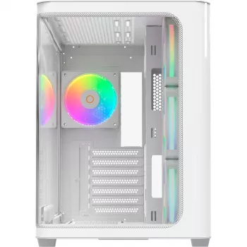 Boîtier PC moyen tour Ocypus Iota C70 Curve ARGB Digital White 270° verre panoramique