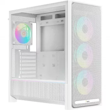 Boîtier PC moyen tour Ocypus Delta C70 ARGB blanc verre panoramique