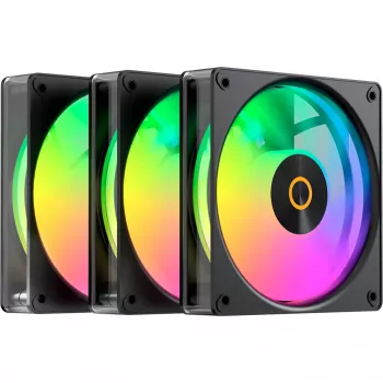 Ventilateur OCYPUS Gamma F12 Elite ARGB 120 mm PWM (lot de 3, noir)