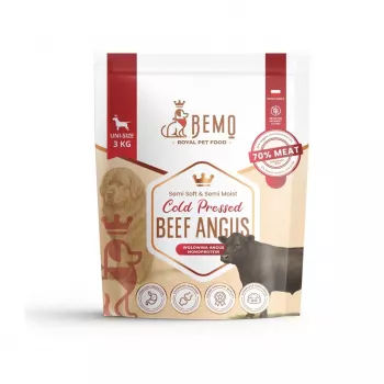 BEMO Cold Pressed Beef Angus Mono Dry Dog Food 3kg