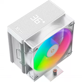 Ventilateur CPU bas profil numérique OCYPUS Gamma A40 ARGB - blanc, 100 mm