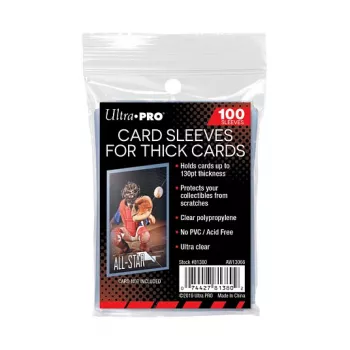 Protège-cartes souples Ultra Pro 100x152 mm (lot de 100) 157325