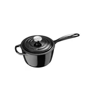 Casserole en fonte LE CREUSET 16 cm 1,5 L noire