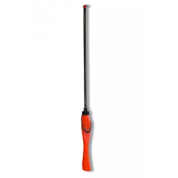 HORTUS balai avec manche rond orange