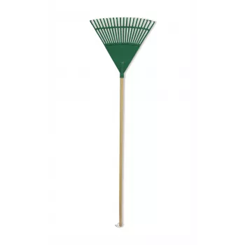 HORTUS râteau à feuilles avec manche vert 45 cm (20 dents)