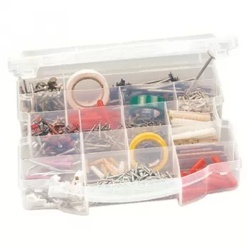 Boîte organisateur CURVER DIY 17 compartiments 26,4x26,7x7,1 cm