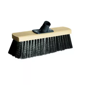 Brosse à sol grande surface YORK, 30 cm pour nettoyeurs vapeur Kärcher série SC, technologie à lamelles, articulation flexible, noire