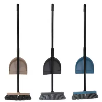 Brosse à sol tandem YORK avec manche et pelle à poussière
