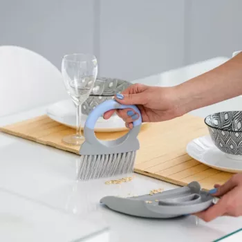 Balayette et pelle de table YORK BACTERIA STOP avec brosse