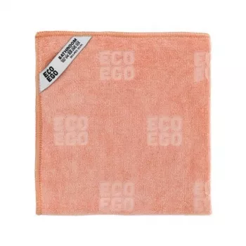 Chiffon de nettoyage microfibre ECO EGO pour salle de bain, 30x30 cm, bleu