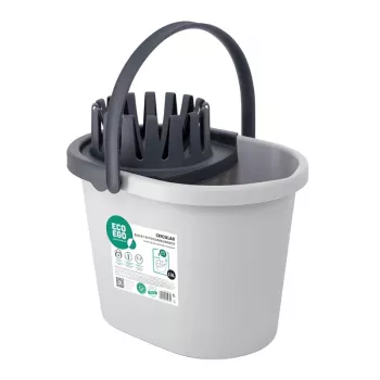 Seau ovale Eco Ego avec bouton-poussoir rond