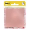 Notes transparentes 3M Post-it bleues, 36 feuilles, 76 x 76 mm 7100394468