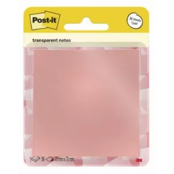 Notes transparentes 3M Post-it bleues, 36 feuilles, 76 x 76 mm 7100394468