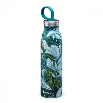 Bouteille thermos en acier inoxydable Aladdin X Naito Chilled Thermavac 0,55 L Goldfish Green