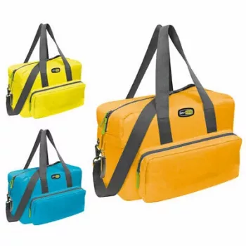 Sac isotherme GIOSTYLE Vela+ M assorti bleu clair/jaune/orange 21,5 L
