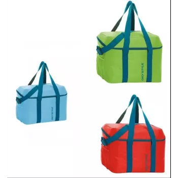 Sac isotherme GIOSTYLE Frio 20 assorti, bleu clair/vert/rouge