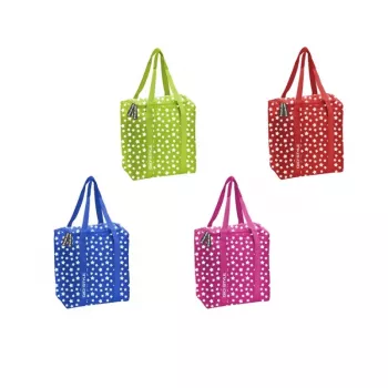 Sac isotherme GIOSTYLE Stars 28 assorti rouge/vert/bleu/rose