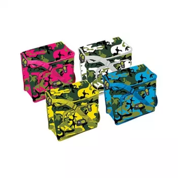 Sac isotherme GIOSTYLE Camouflage 20 assorti, fuchsia/bleu/jaune/blanc