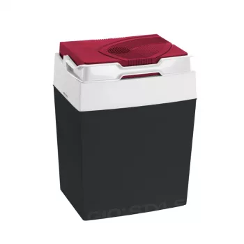 Glacière électrique GIOSTYLE Brio 30 / 12V gris foncé-rouge/bleu