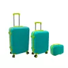 Commode à tiroirs ORDINETT ensemble de 3, 60 L + 43 L + 15 L, verte
