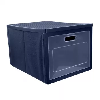 Boîte modulaire ORDINETT 41x31x25 cm bleue