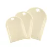 Ensemble de planches à découper GIOSTYLE, 3 pièces, polypropylène, crème, rectangulaire, avec rainure à jus et trou de suspension