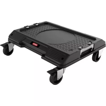Chariot de transport KETER DIY Connect 55,7x43,7x16,4 cm, noir/rouge, IP54, charge 30 kg