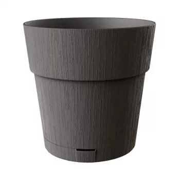 Pot de fleurs STEFANPLAST Ethica avec soucoupe Ø40x39 cm gris