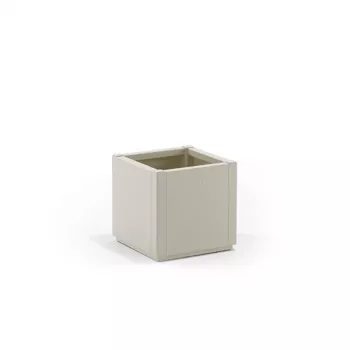 STEFANPLAST jardinière Square Ethica 36x36x35 cm blanche