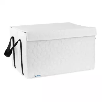 Boîte de rangement ORDINETT M 41x31x25cm coton gris