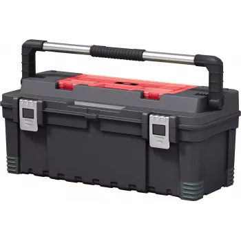 Coffret à outils KETER DIY Hawk 26 avec organisateur, 66 x 28,7 x 26,6 cm, noir/rouge