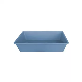 Litière pour chat STEFANPLAST 40x30x10 cm bleue