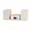 Chaîne hi-fi mini stéréo Pure Classic DAB+/FM, Bluetooth, CD, USB blanc/chêne