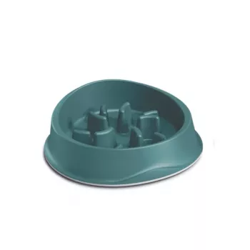 Gamelle anti-glouton STEFANPLAST Chic 1 L verte 26x26x8 cm