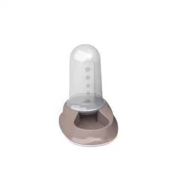 Distributeur d'aliments et d'eau STEFANPLAST Chic 0,8 L gris clair