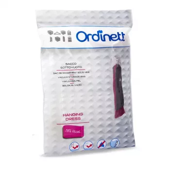 Sac d'aspiration ORDINETT Ordispace suspendu pour robes 70x110 cm
