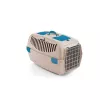 Caisse de transport STEFANPLAST Gulliver 2 avec porte métallique 55x36x35 cm travertin blanc
