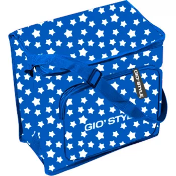 Sac isotherme GIOSTYLE Stars 20 assorti, rouge/vert/bleu/rose