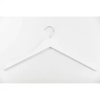 Cintres ORDINETT 3 pièces bois blanc 44,5 cm