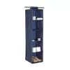 Organisateur 5 étagères ORDINETT 30x30x120 cm bleu